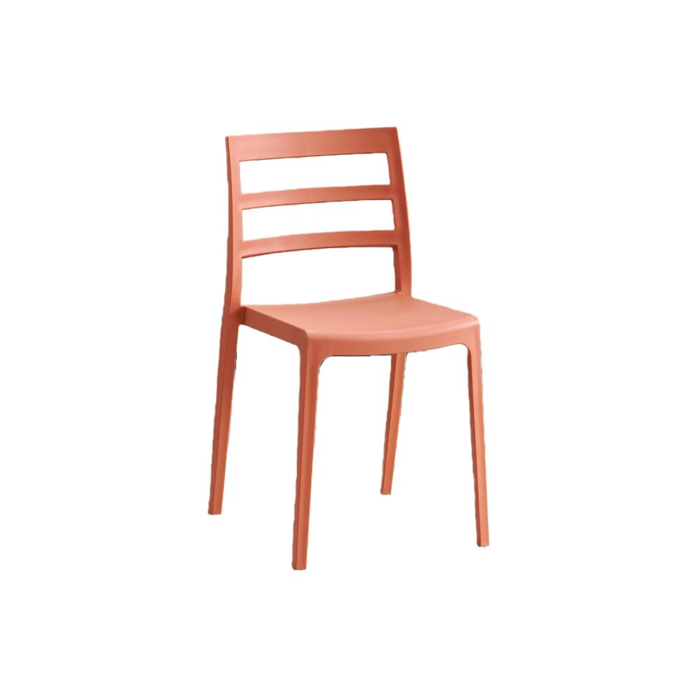 TuHome New York Modern Dining Chair, Contemporary Urban Acce - Terracotta