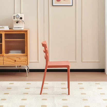 TuHome New York Modern Dining Chair, Contemporary Urban Acce - Terracotta