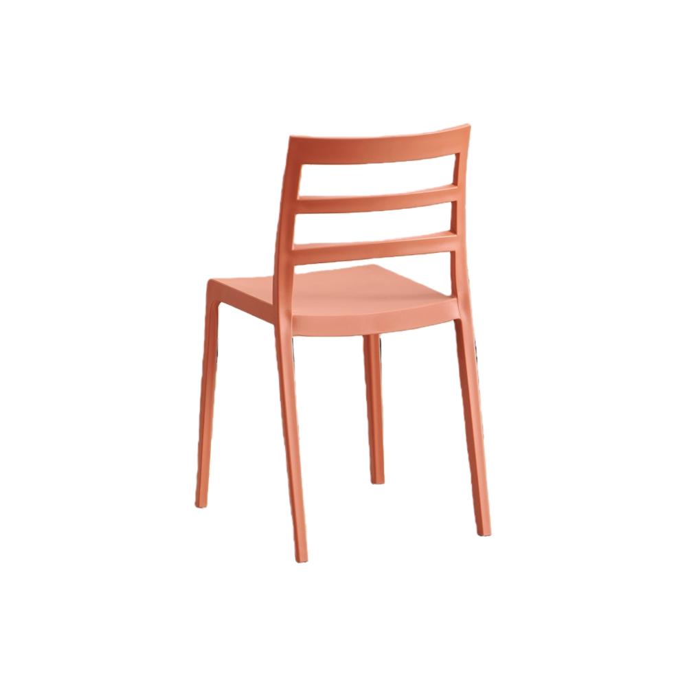 TuHome New York Modern Dining Chair, Contemporary Urban Acce - Terracotta