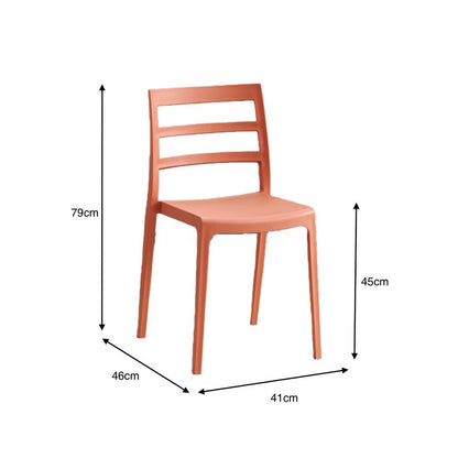 TuHome New York Modern Dining Chair, Contemporary Urban Acce - Terracotta