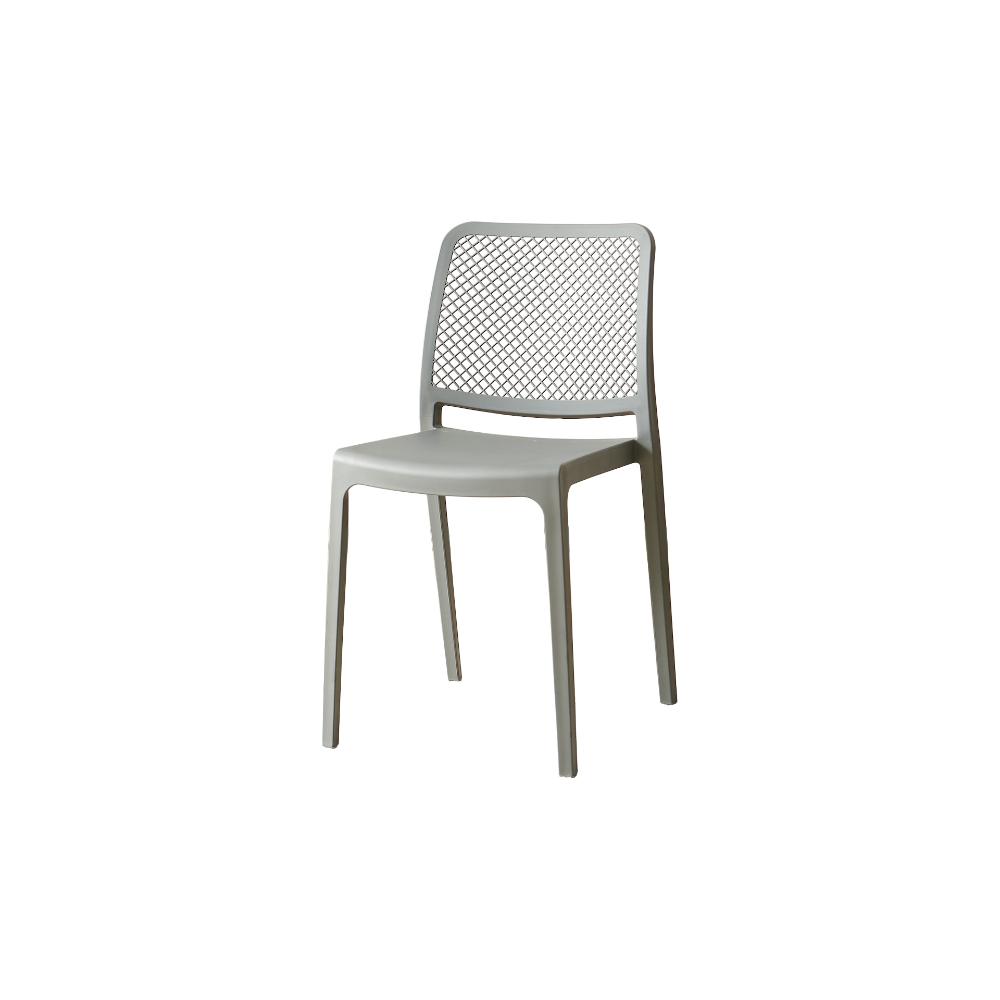TuHome Manhattan Modern Dining Chair, Sophisticated High-Bac - Grey