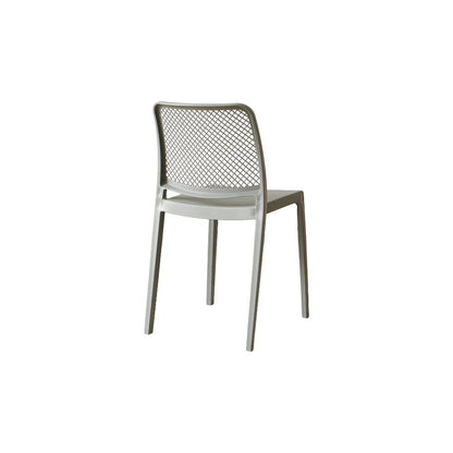 TuHome Manhattan Modern Dining Chair, Sophisticated High-Bac - Grey