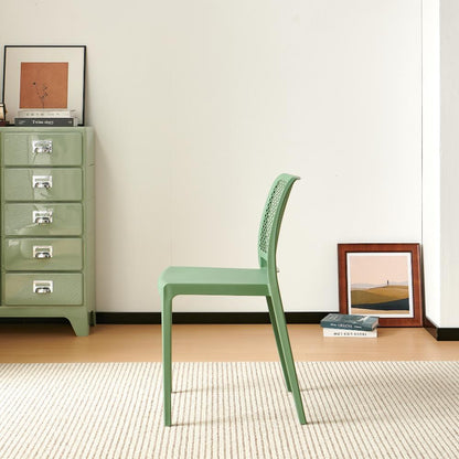 TuHome Manhattan Modern Dining Chair, Sophisticated High-Bac - Olive