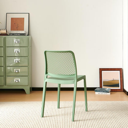 TuHome Manhattan Modern Dining Chair, Sophisticated High-Bac - Olive