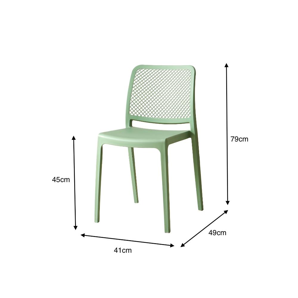 TuHome Manhattan Modern Dining Chair, Sophisticated High-Bac - Olive