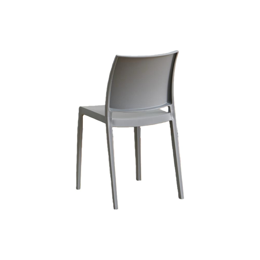 TuHome Soho Modern Dining Chair, Contemporary Compact Accent - Dark Grey