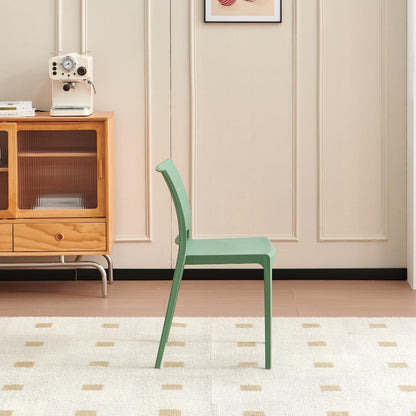 TuHome Soho Modern Dining Chair, Contemporary Compact Accent - Green
