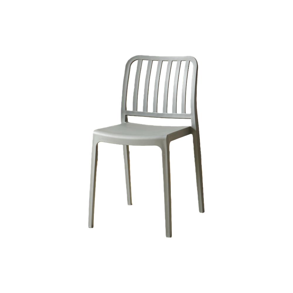 TuHome Brooklyn Industrial Dining Chair, Modern Urban Accent - Dark Grey