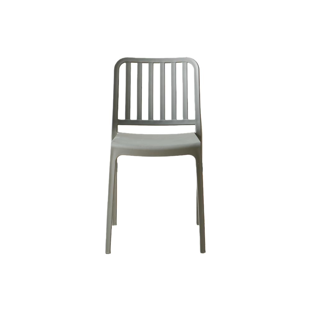 TuHome Brooklyn Industrial Dining Chair, Modern Urban Accent - Dark Grey