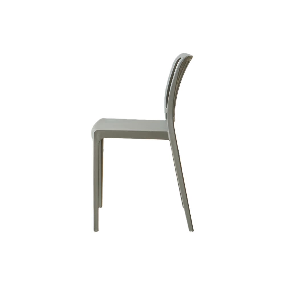 TuHome Brooklyn Industrial Dining Chair, Modern Urban Accent - Dark Grey