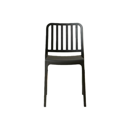 TuHome Brooklyn Industrial Dining Chair, Modern Urban Accent - Black