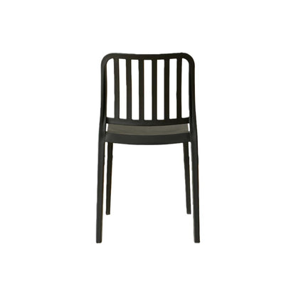 TuHome Brooklyn Industrial Dining Chair, Modern Urban Accent - Black
