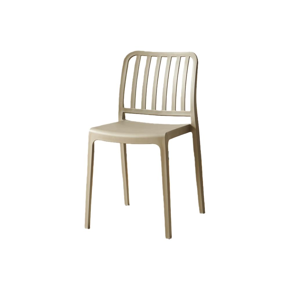 TuHome Brooklyn Industrial Dining Chair, Modern Urban Accent - Taupe