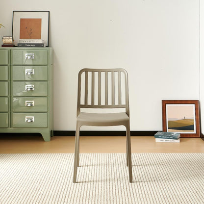 TuHome Brooklyn Industrial Dining Chair, Modern Urban Accent - Taupe