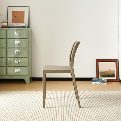 TuHome Brooklyn Industrial Dining Chair, Modern Urban Accent - Taupe