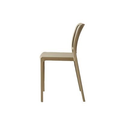 TuHome Brooklyn Industrial Dining Chair, Modern Urban Accent - Taupe