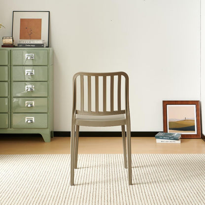 TuHome Brooklyn Industrial Dining Chair, Modern Urban Accent - Taupe