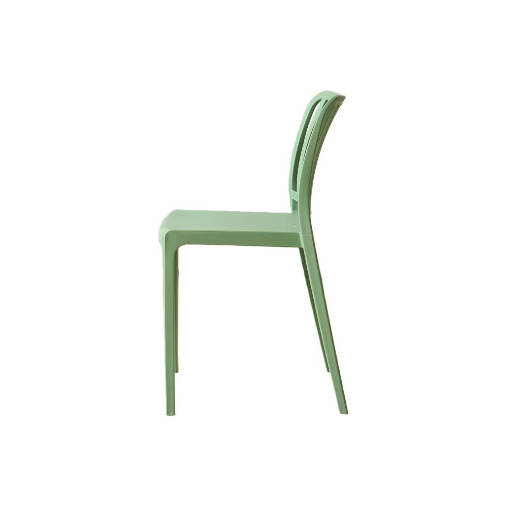 TuHome Brooklyn Industrial Dining Chair, Modern Urban Accent - Green