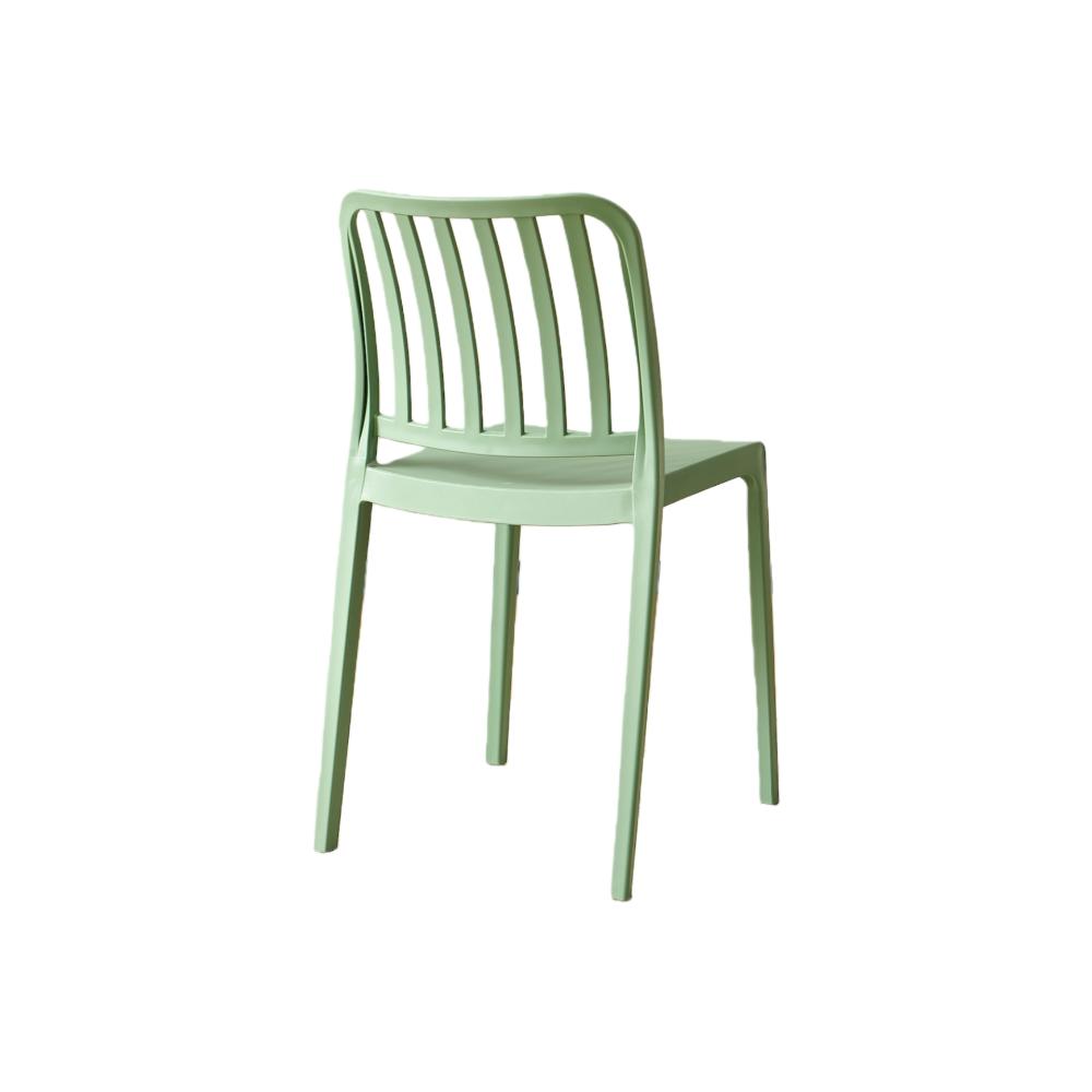 TuHome Brooklyn Industrial Dining Chair, Modern Urban Accent - Green