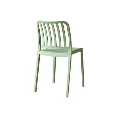 TuHome Brooklyn Industrial Dining Chair, Modern Urban Accent - Green