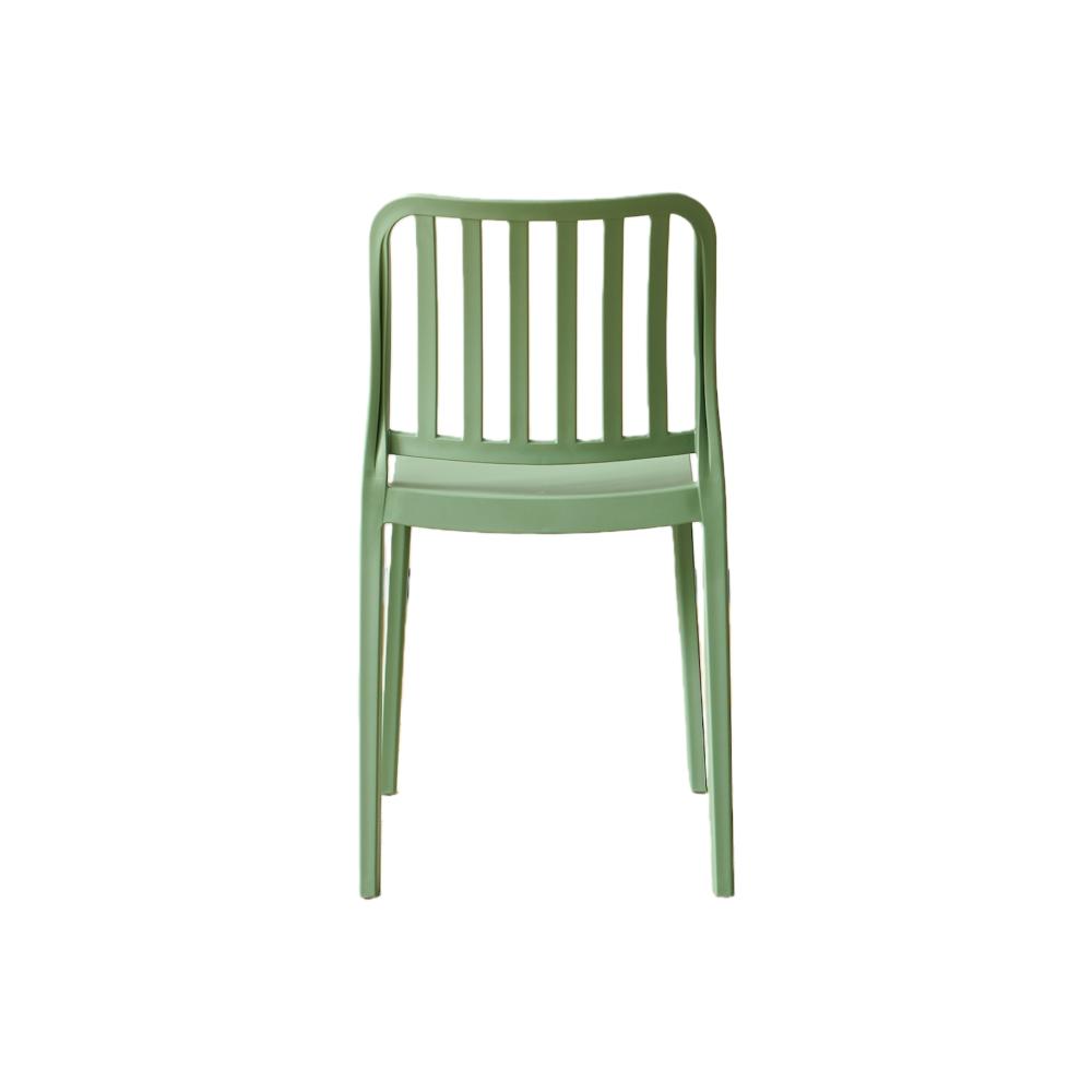 TuHome Brooklyn Industrial Dining Chair, Modern Urban Accent - Green