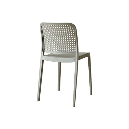 TuHome Bronx Industrial Accent Chair, Modern Urban Dining Ch - Grey
