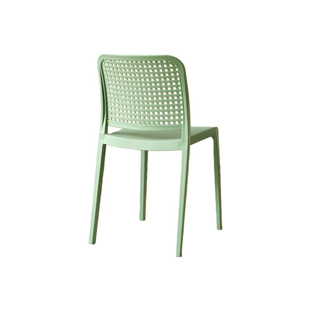 TuHome Bronx Industrial Accent Chair, Modern Urban Dining Ch - Olive