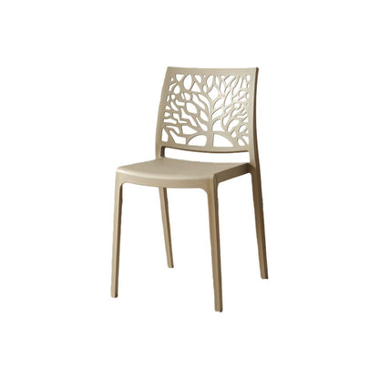 TuHome Harlem Modern Accent Chair, Contemporary Retro Dining - Taupe