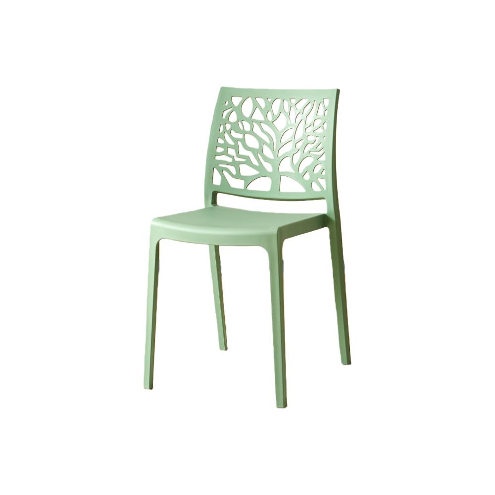 TuHome Harlem Modern Accent Chair, Contemporary Retro Dining - Green
