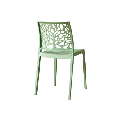 TuHome Harlem Modern Accent Chair, Contemporary Retro Dining - Green