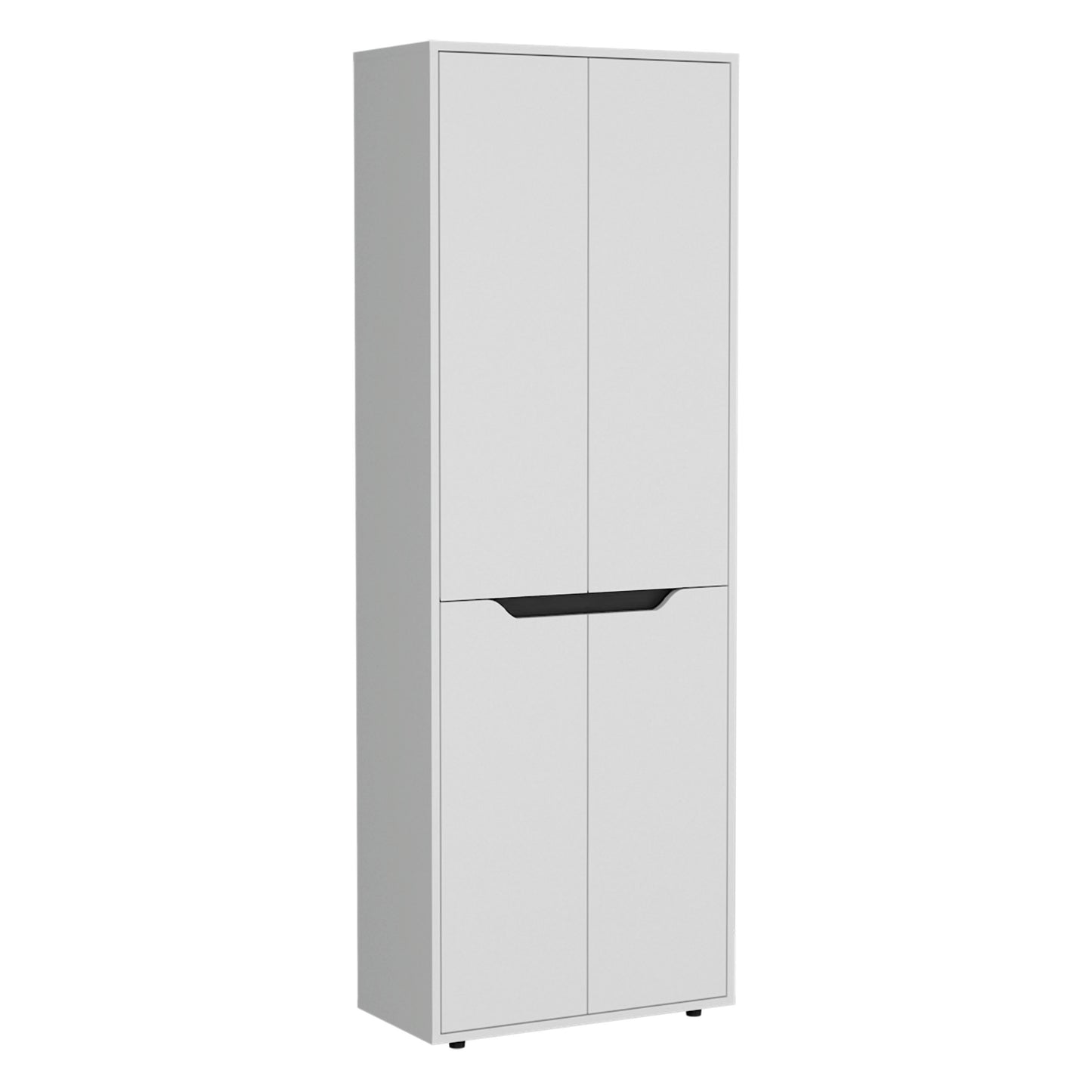 Herrin Storage Cabinet Kitchen Pantry With Four Doors And And Five Interior Shelves