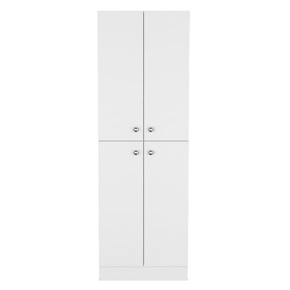 Lynch Kitchen Pantry Storage Cabinet 71" Height, With 4 Doors, 5 Adjustable Shelves, Freestanding Cupboard for Dining Room Living Room, Laundry