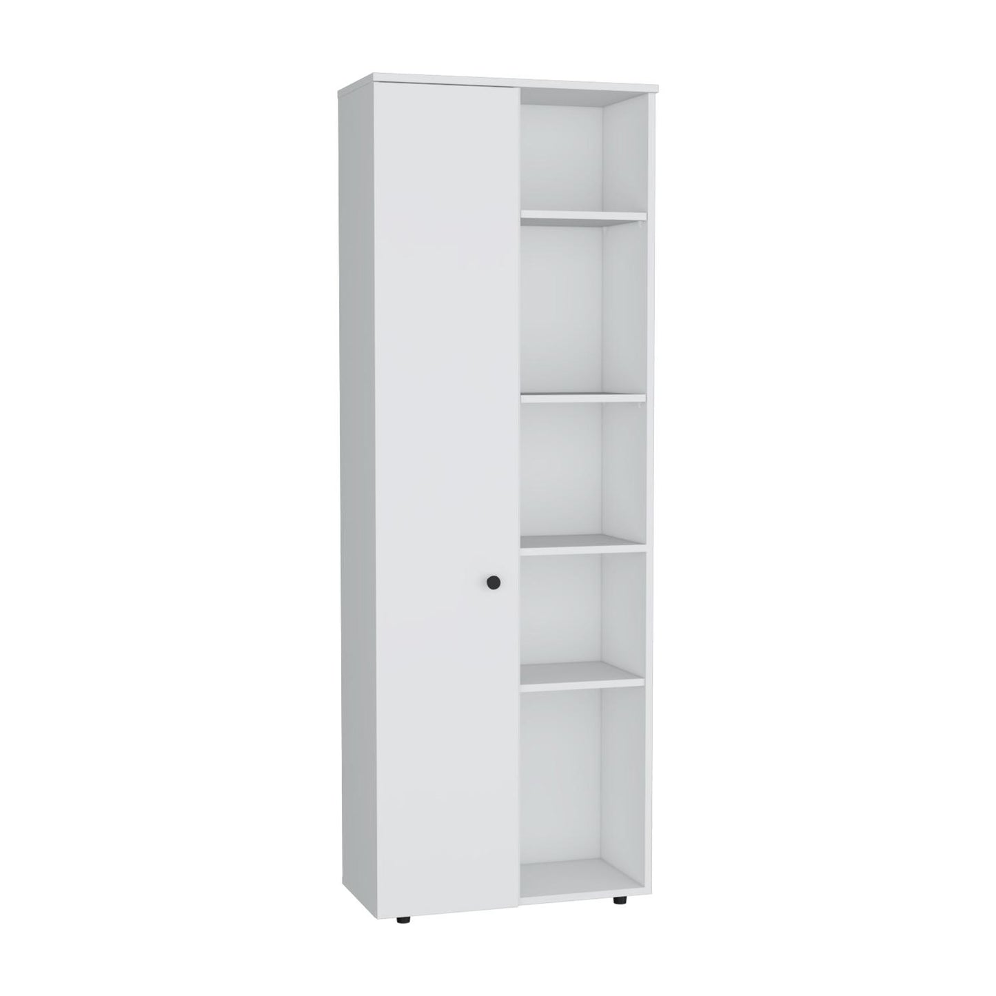 Hoyt Kitchen Pantry Storage Cabinet With And Five Interior And Exterior Shelves