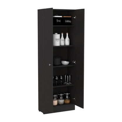 Lombardi Tall Cabinet with Five Drawers, Kitchen Pantry