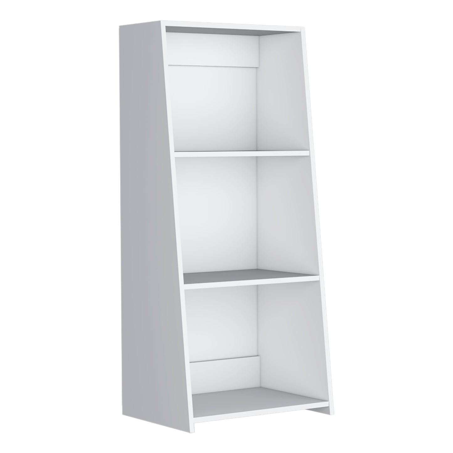 Note 47" Tall Three-Tier Ladder Bookcase