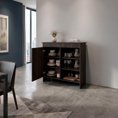 Dago Sideboard Storage Cabinet with 2 Doors, Interior Shelves, Accent Buffet Cabinet for Dining Room, Living Room or Entryway
