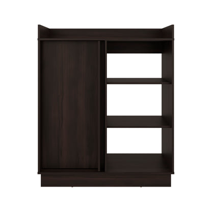 Caoba Sideboard Cabinet with 3 Doors, Adjustable Interior Shelves, Accent Storage Cabinet for Dining Room, Living Room and Entryway