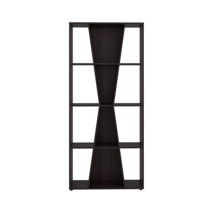Vahugan Bookcase with Open Shelves, Modern Bookshelf Storage Organizer and Display Cabinet for Living Room, Home Office or Bedroom