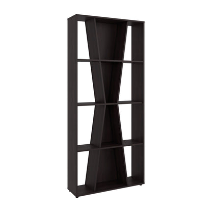 Vahugan Bookcase with Open Shelves, Modern Bookshelf Storage Organizer and Display Cabinet for Living Room, Home Office or Bedroom