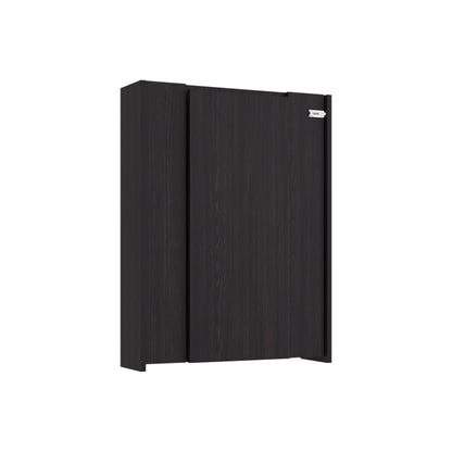Tuhome Vatta Wall Foldable Counter Table with Multiple Shelves, Extending Surface, Space-Saving Design for Kitchen, Dining Room, or Home Office