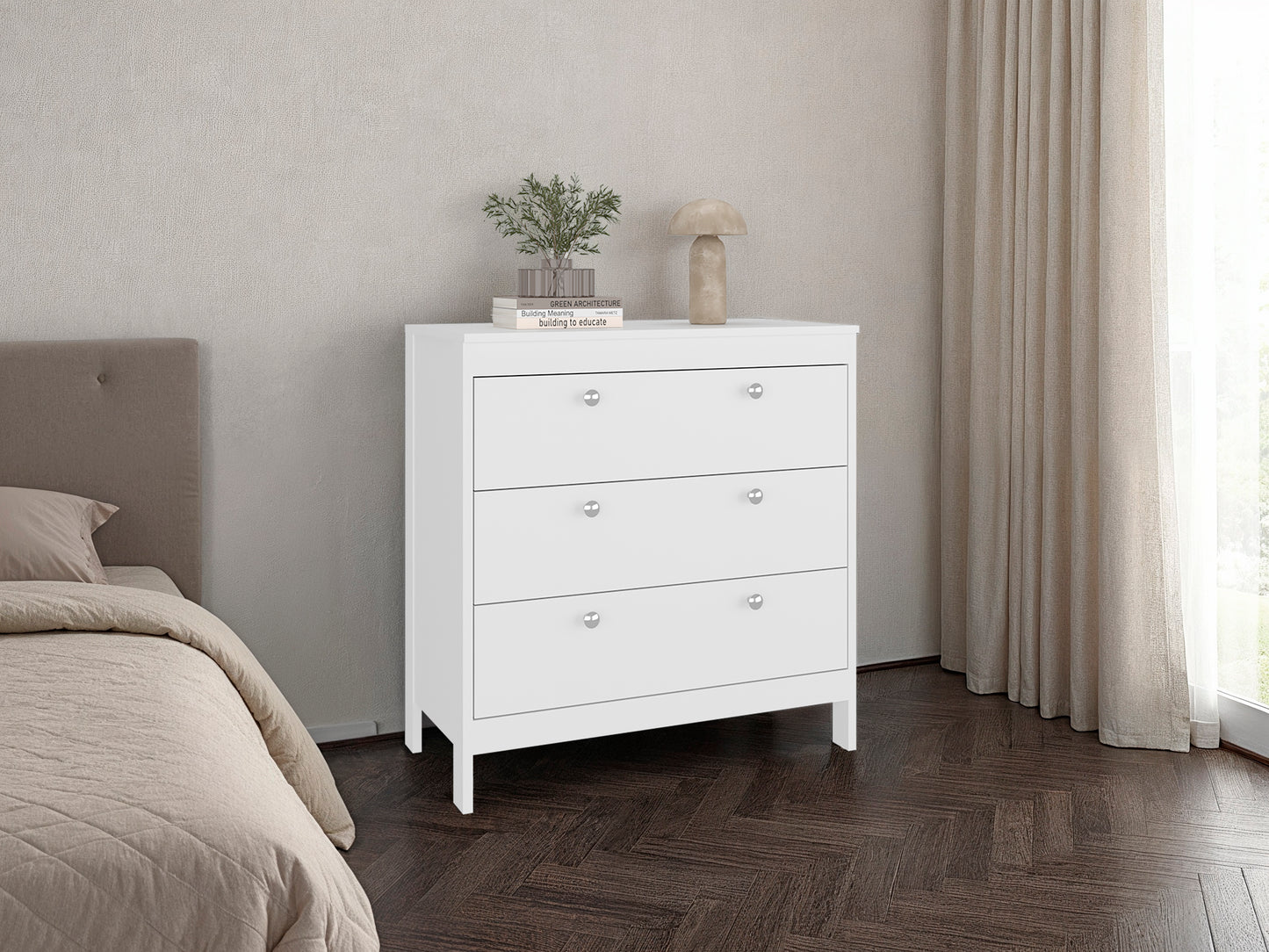 Newcastle Dresser for Bedroom and Home Storage, Modern Storage Cabinet with Clean Design for Clothing and Everyday Items, Space-Efficient Furniture for Organized Living