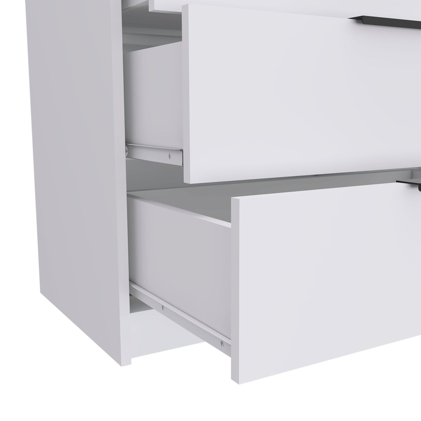 Tuhome Kaia 3 Drawers Dresser with Spacious Storage, Modern Superior Top for Décor, Functional Bedroom Organizer for Clothing and Essentials, Contemporary Space-Saving Furniture with Smooth Metal Hardware