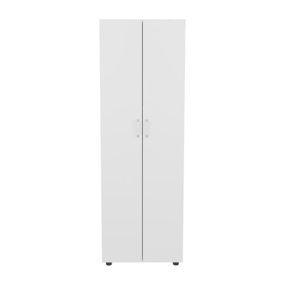 Aurora Armoire with two superior Shelves, Wardrobe for Bedroom