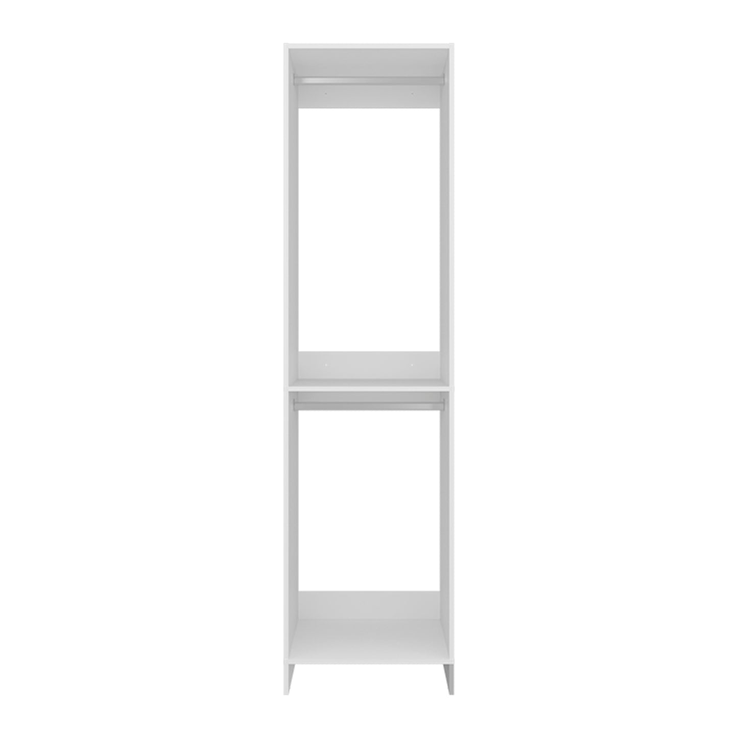 Freestanding Closet with 6 Shelves, Storage Organizer, Modern Storage For Bedroom and Bookcase, Engineered Wood, 84" Tall, Home Bedroom Open Shelving Cabinet