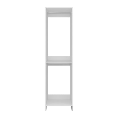 Freestanding Closet with 6 Shelves, Storage Organizer, Modern Storage For Bedroom and Bookcase, Engineered Wood, 84" Tall, Home Bedroom Open Shelving Cabinet