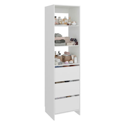 Freestanding Closet with 6 Shelves, Storage Organizer, Modern Storage For Bedroom and Bookcase, Engineered Wood, 84" Tall, Home Bedroom Open Shelving Cabinet
