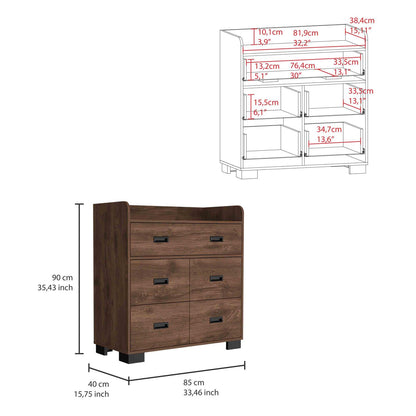 Alyn Dresser, Four Drawers, One Double Drawer, Superior Top