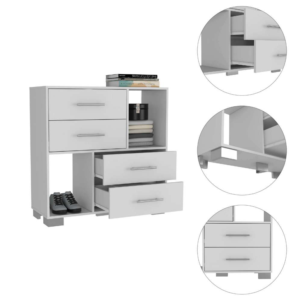 Alyn Dresser, Four Drawers, One Double Drawer, Superior Top