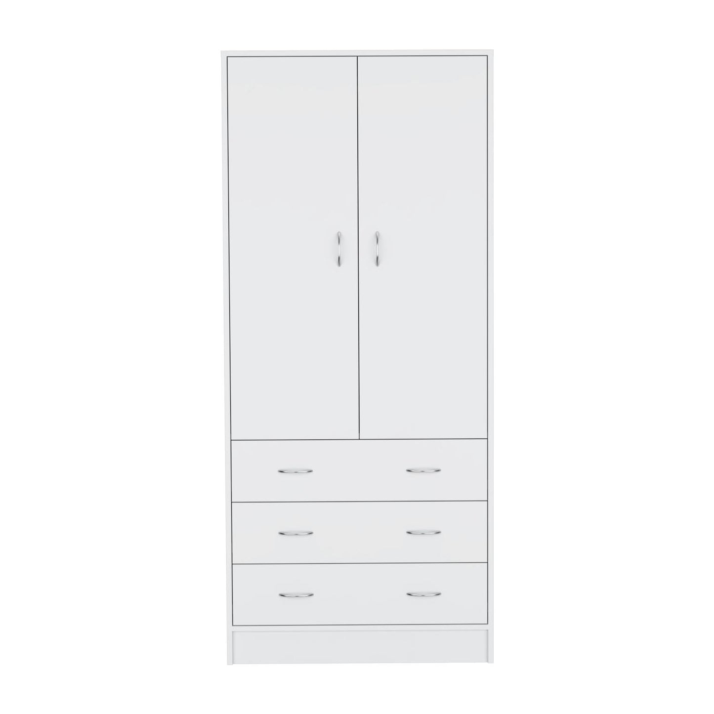 Taly Double Door Armoire White