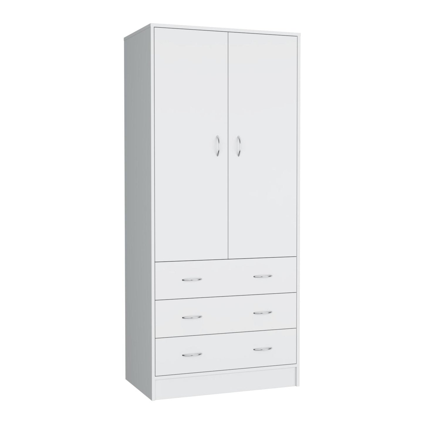 Taly Double Door Armoire White